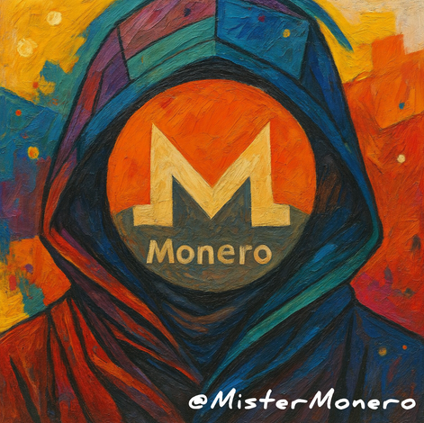 'Monero keeps the world breathing' painting