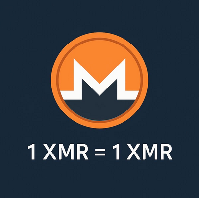 '1 XMR will always be 1 XMR' graphic